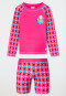 Swim set long 2-piece knitwear recycled shirt shorts ethnic cat multicolored - Cat Zoe