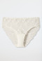 High-waisted panty lace Lurex off-white - Glam Lace