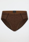 Supermini slip met patroon, kleur toffee - 95/5