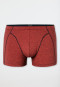 Shorts Organic Cotton gemustert hellrot - 95/5