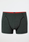 Shorts Organic Cotton patterned dark green - 95/5