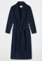 Bademantel "Terry" Frottee 125cm dunkelblau - Essentials