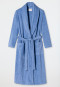 Badjas badstof blauw - Essentials