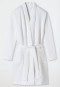 Bathrobe waffle piqué white - Essentials