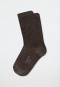 Damensocken 2er-Pack Organic Cotton braun-meliert - 95/5