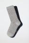 Women's socks 2-pack stay fresh polka-dotted multicolored - Bluebird