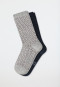 Damessokken 2-pack stay fresh gestippeld veelkleurig - Bluebird