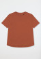 Korte mouw shirt terracotta - Mix+ Relax
