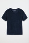 Shirt kurzarm Frottee dunkelblau - Aqua Beachwear