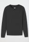 Sweatshirt lange mouwen interlock antraciet - Mix+Relax