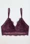 Brassière coussinets amovibles prune - Modal & Lace