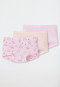 Shorts 3er-Pack Organic Cotton Softbund Bärchen Herzen Ringel mehrfarbig - 95/5