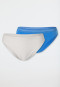 Rio briefs 2-pack lace aquarium/sand - Cotton Lace