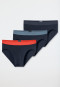 Rio-Slips 3er-Pack Organic Cotton Webgummibund mehrfarbig - 95/5