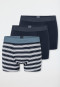 Shorts 3-pack Organic Cotton woven elastic waistband plain/stripes multi-colored - 95/5