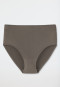 Retro panties seamless taupe - Seamless matt