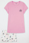 Schlafanzug kurz Organic Cotton Palmen powder pink - Nightwear