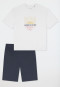 Schlafanzug kurz Organic Cotton graphit - Nightwear