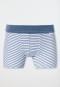 Shorts double rib stripes denim blue - Double Rib