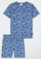 Short pyjamas with palm trees multicolor - Natural Love