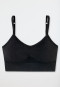 Bustier naadloos verwijderbare pads zwart - Casual Seamless