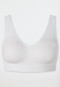 Brassière senza cuciture con imbottiture estraibili bianco - Classic Seamless