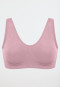 Bustier seamless removable pads rosewood - Classic Seamless