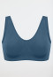 Bustier naadloos uitneembare pads atlantisch blauw - Classic Seamless