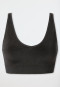 Soft bra seamless removable pads black- Classic Seamless