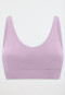 Zachte BH met uitneembare pads, kleur orchid - Classic Seamless