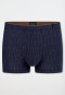 Shorts van modalvezel met patroon, diepblauw - Long Life Soft