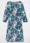 Nachthemd 3/4-Arm Blumenprint mineral - Comfort Nightwear