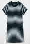 Sleepshirt short sleeve stripes midnight blue - Casual Essentials