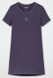 Sleepshirt kurzarm Schneeflocke indigo - Casual Essentials