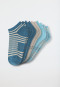 Calzini per scarpe da ginnastica in confezione da cinque Stay Fresh colorati - Bluebird