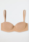 Bandeau bra with cup High Support maple - Unique Micro