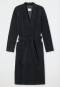 Light terry cloth bathrobe anthracite - Feather Terry