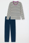 Schlafanzug lang Ringel seasalt - Casual Essentials
