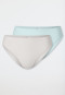Tai briefs 2-pack sand/mint - Modal Essentials