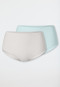 Midi-Slips 2er-Pack sand/mint - Modal Essentials
