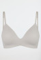 Soft-BH gepadded ohne Bügel grau-jaspe - Invisible Soft