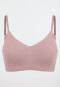Bustier Mikrofaser herausnehmbare Pads zartrosa - Invisible Soft