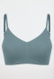 Bustier Mikrofaser herausnehmbare Pads mineral - Invisible Soft
