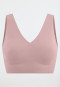 Bustier Mikrofaser herausnehmbare Pads zartrosa - Invisible Soft