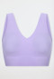 Bustier Mikrofaser herausnehmbare Pads zartlila - Invisible Soft