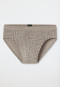 Minislip Fine Interlock clay red patterned - Fine Interlock