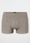 Striped clay red shorts - Fine Interlock