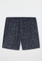Boxershorts Interlock graphit gemustert - Fine Interlock