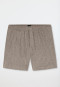 Boxershorts interlock clay gedessineerd - Fine Interlock