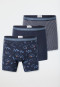 Shorts 3-pack Organic Cotton polar bears stripes dark blue - 95/5